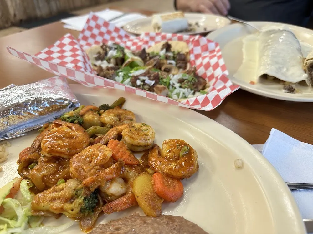 Beef Chicken Shrimp