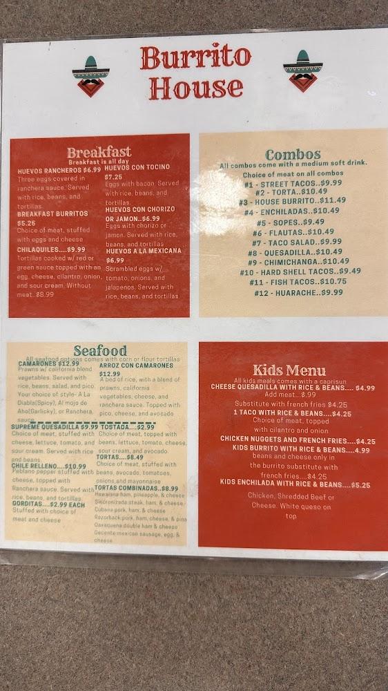 Burrito house and TAQUERIA Menu image 2